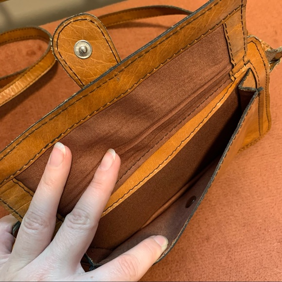 Vintage Faux Leather Crossbody Purse - Picture 3 of 13